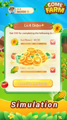 Come Farm - Simulation Game android App screenshot 0